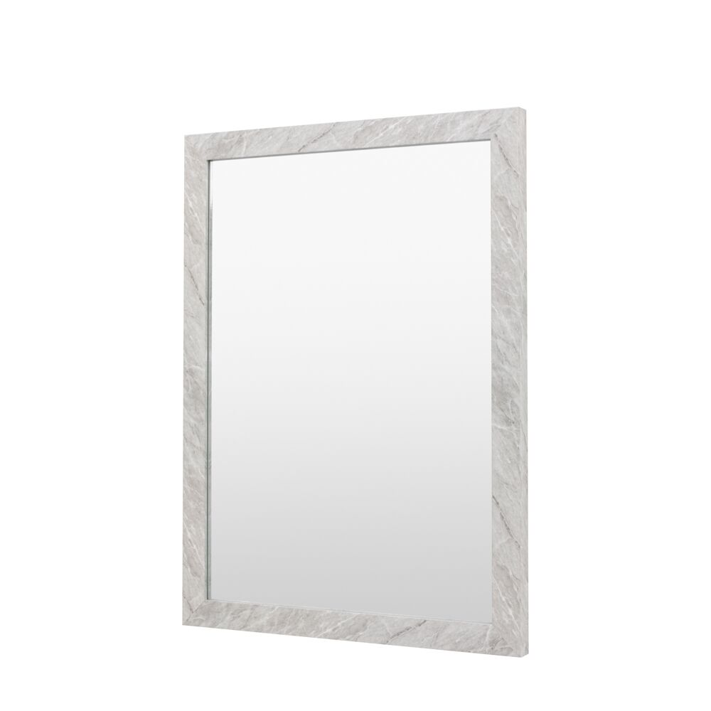 Romano Rectangle Mirror Marbled White - Image 5