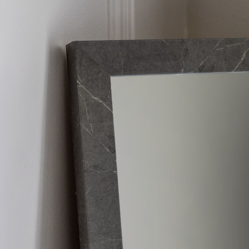 Romano Leaner Mirror Marbled Grey - Image 2
