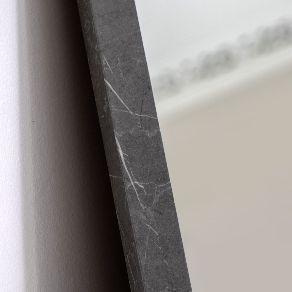 Romano Leaner Mirror Marbled Grey - Image 3