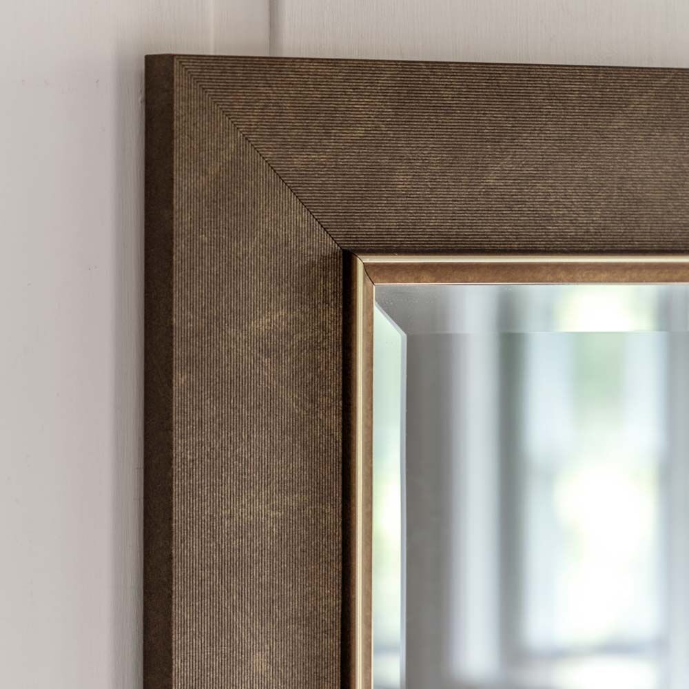 Richmond Square Mirror Bronze - Image 2