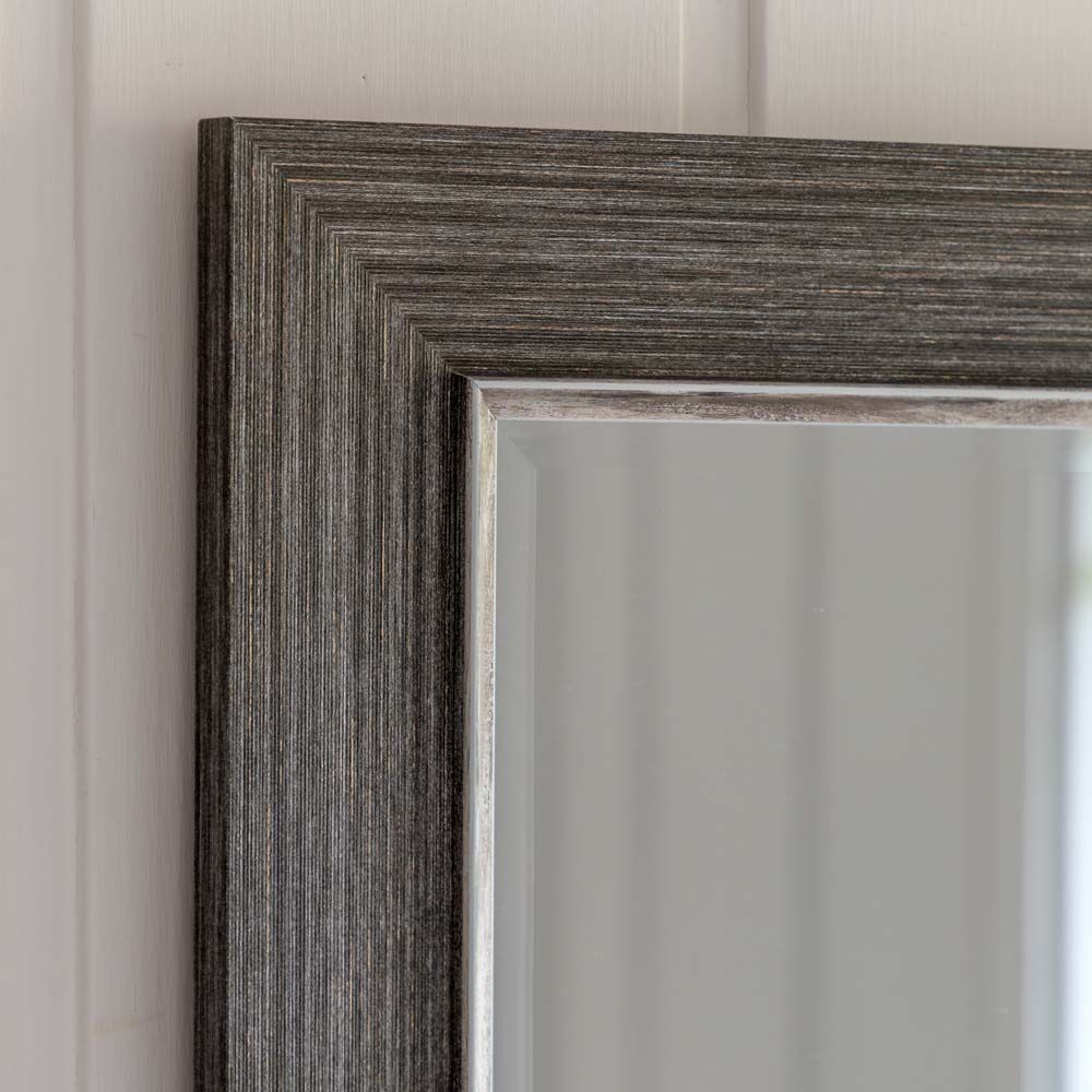 Richmond Square Mirror Pewter - Image 2