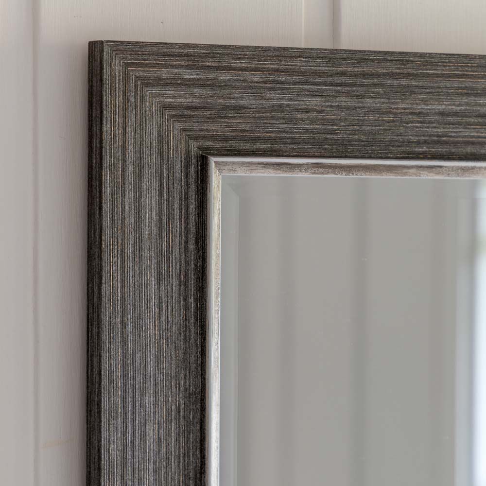 Richmond Leaner Mirror Pewter - Image 2