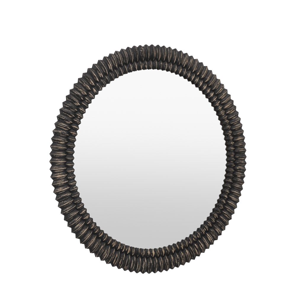 Belgravia Round Mirror Black Wash 900mm - Image 7