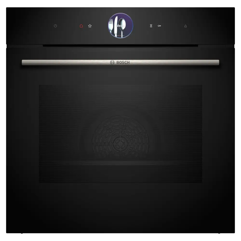 Bosch HSG7364B1B Series 8 Multifunction Single Oven With Full Steam – BLACK