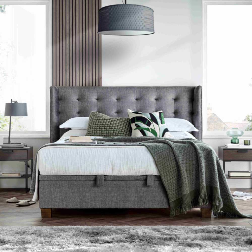 Brunel Ottoman in Vogue Grey - Super King 6'0