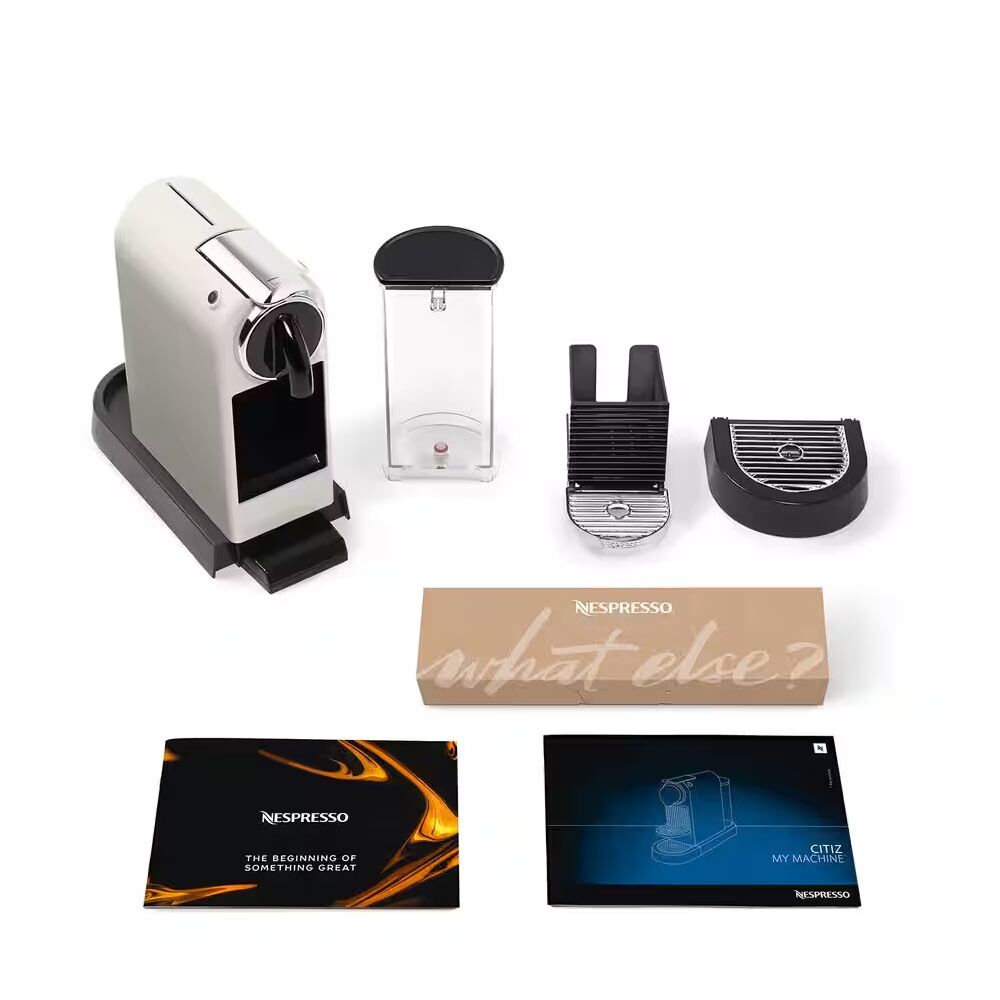 Delonghi EN167.W Nespresso CitiZ Capsule Espresso Coffee Machine - White - Image 2
