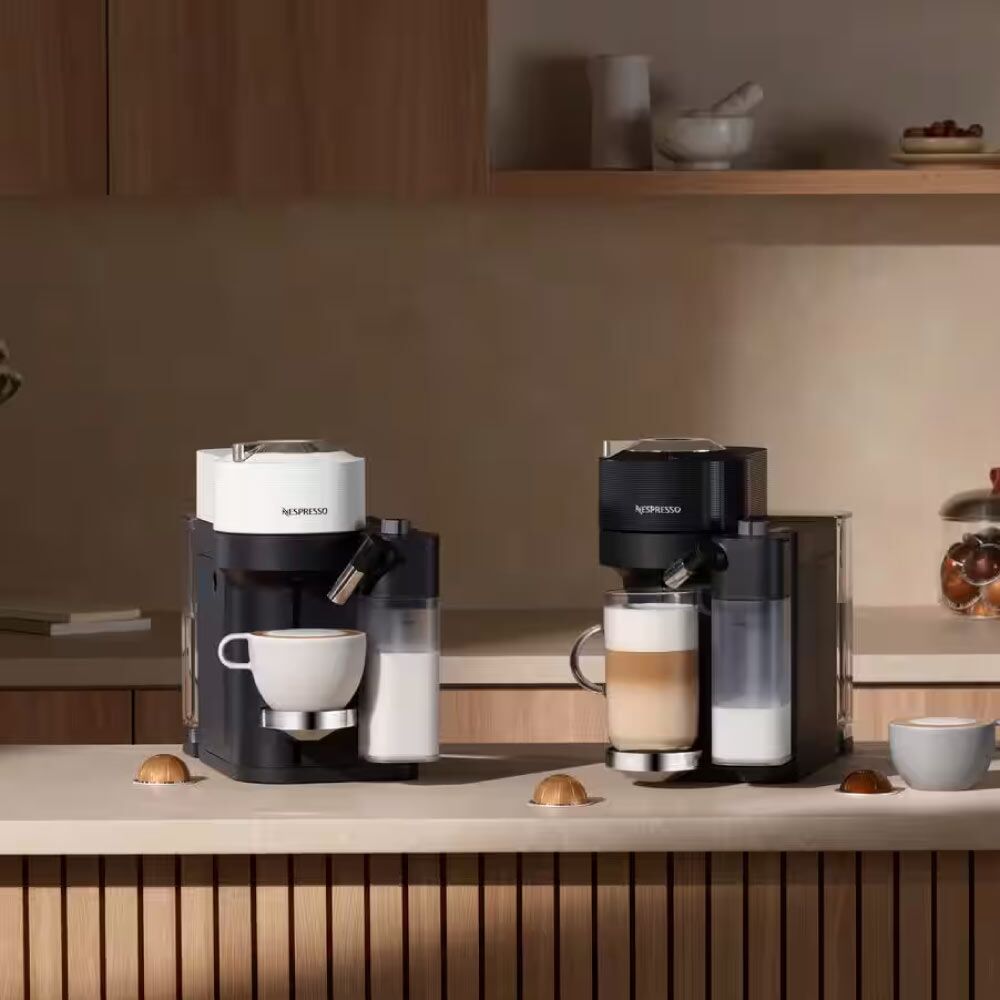 Delonghi ENV300.W Nespresso Vertuo Lattissima Capsule Coffee Machine with Milk Frothing - White - Image 3