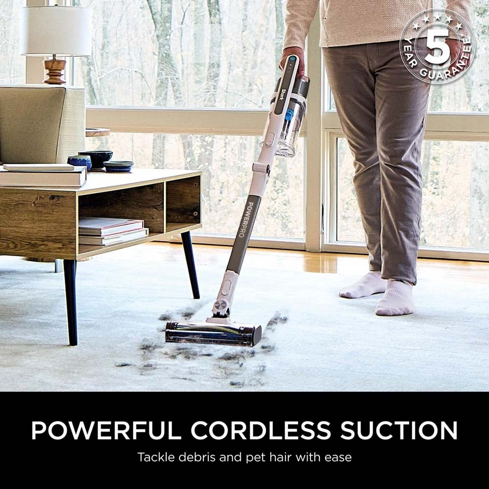 Shark IZ380UKT PowerPro Pet Cordless Stick Vacuum Cleaner - 50 Minutes Run Time - Java Metallic - Image 2