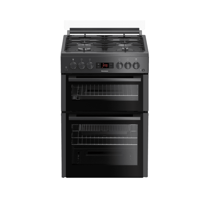 Blomberg GGN65N 60cm Double Oven Gas Cooker with Gas Hob - Anthracite