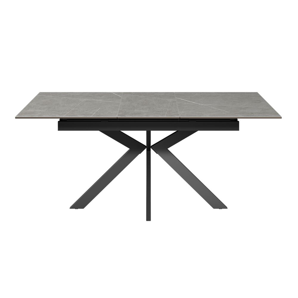 Aramis 130-170cm Matt Grey Ceramic Extending Dining Table - Image 3