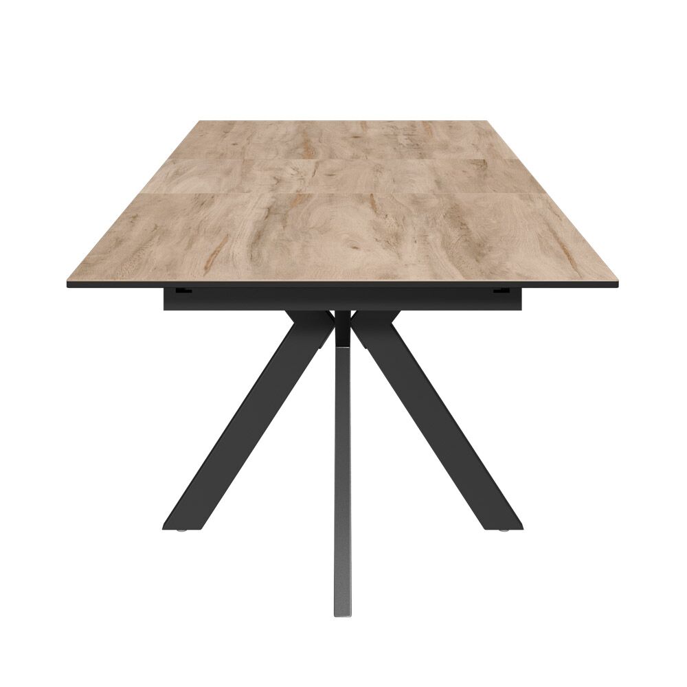 Aramis 130-170cm Wood Look Ceramic Extending Dining Table - Image 4