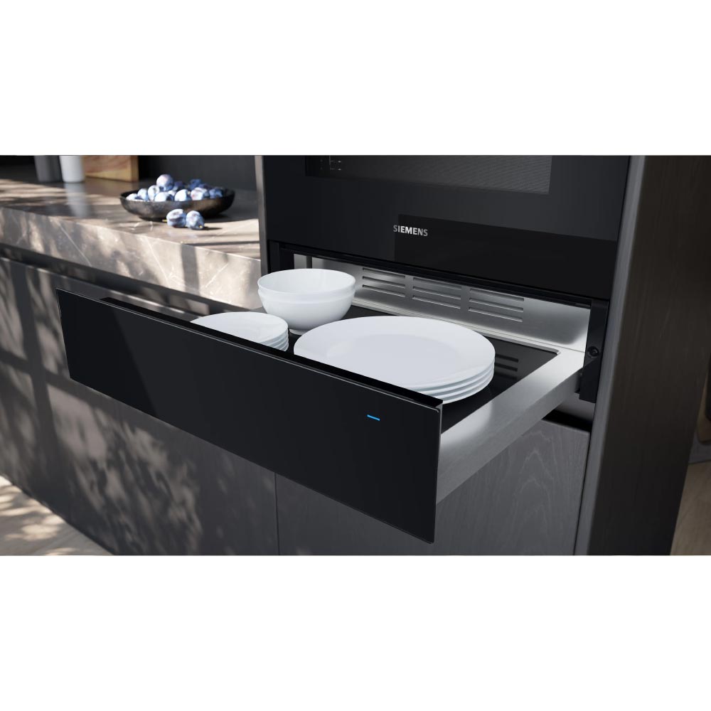 Siemens BI710C1B1B iQ700 60cm Warming Drawer - Black - Image 3
