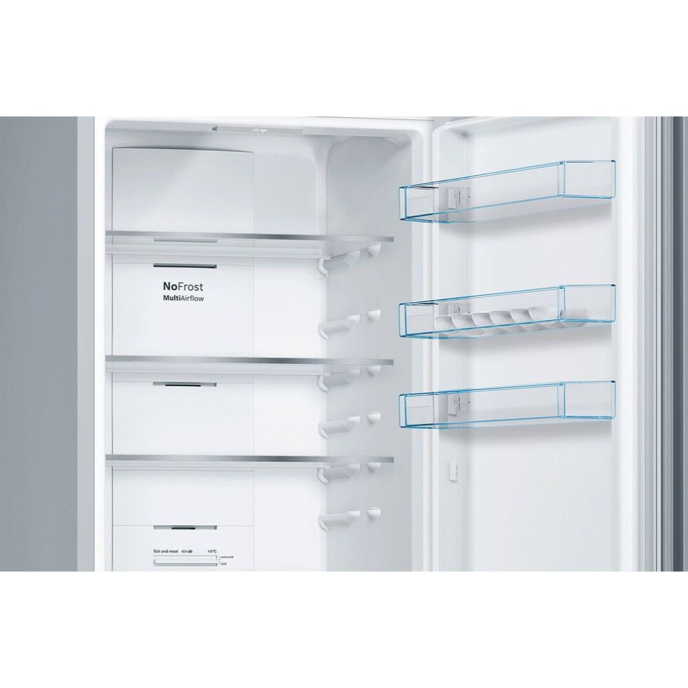 Bosch KGN392LEBG 60cm 70/30 Total No Frost Fridge Freezer - Stainless Steel Look - Image 4