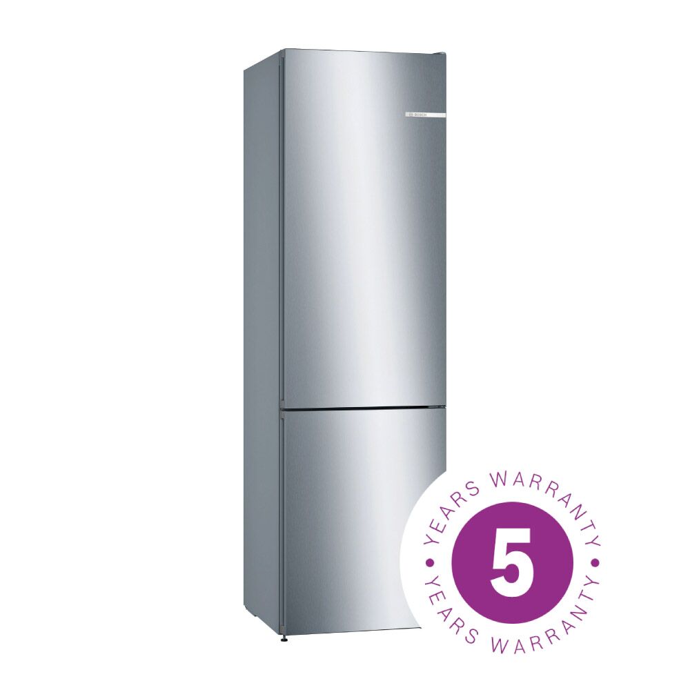Bosch KGN392LEBG 60cm 70/30 Total No Frost Fridge Freezer - Stainless Steel Look