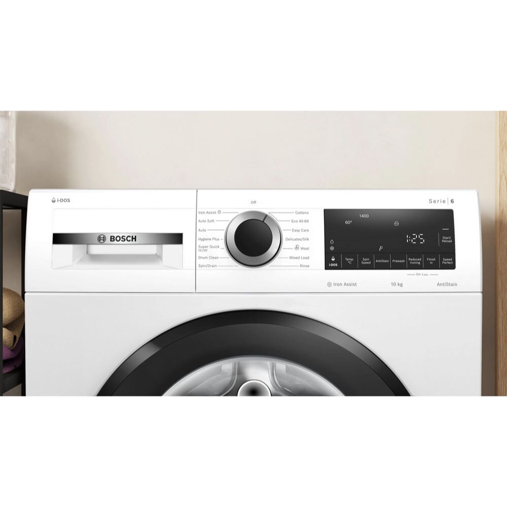 Bosch Series 6 WGG254F1GB 10kg Washing Machine 1400rpm with i-Dos - White - Image 3