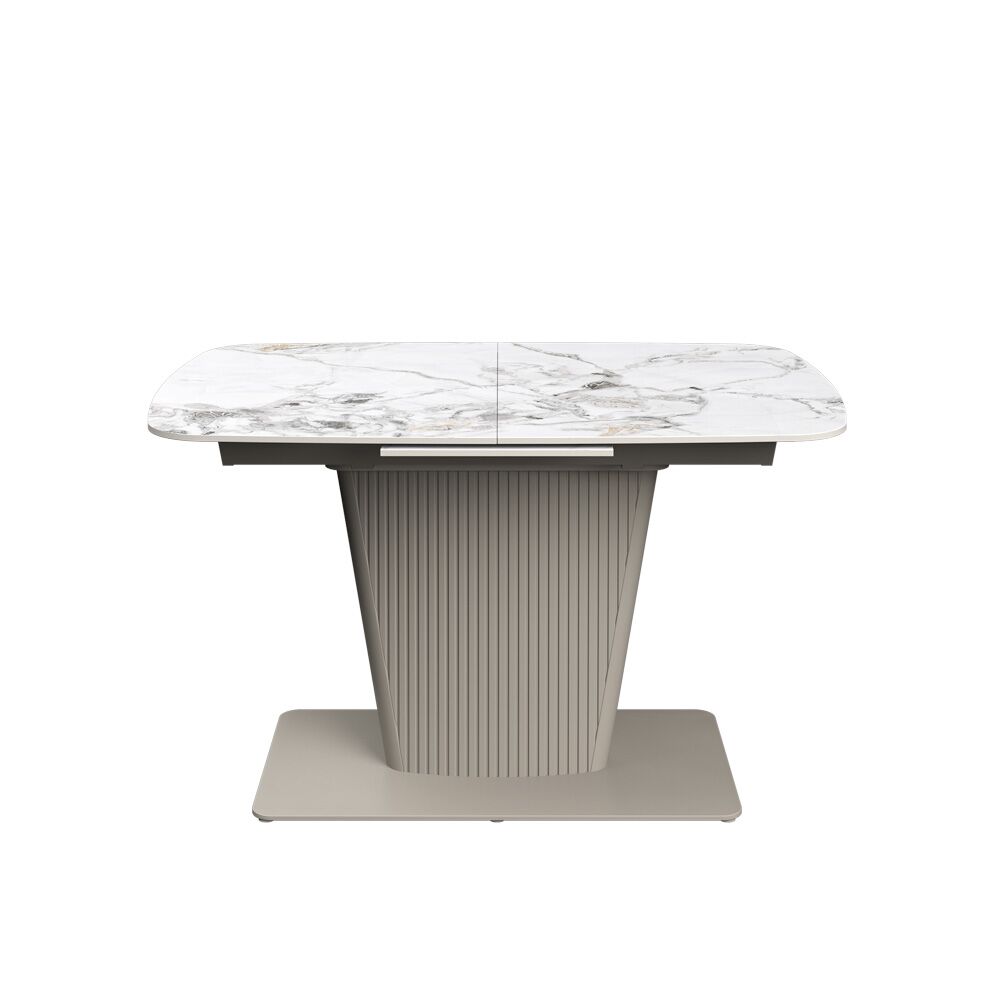 Castello 130-170cm White Ceramic Extending Dining Table - Image 3