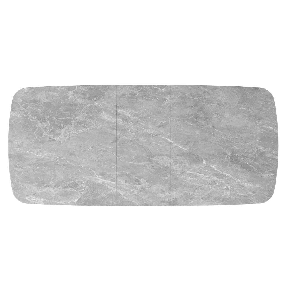 Castello 160-200cm Grey Ceramic Extending Dining Table - Image 6