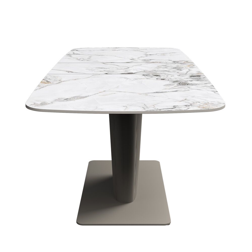 Castello 160-200cm White Ceramic Extending Dining Table - Image 5