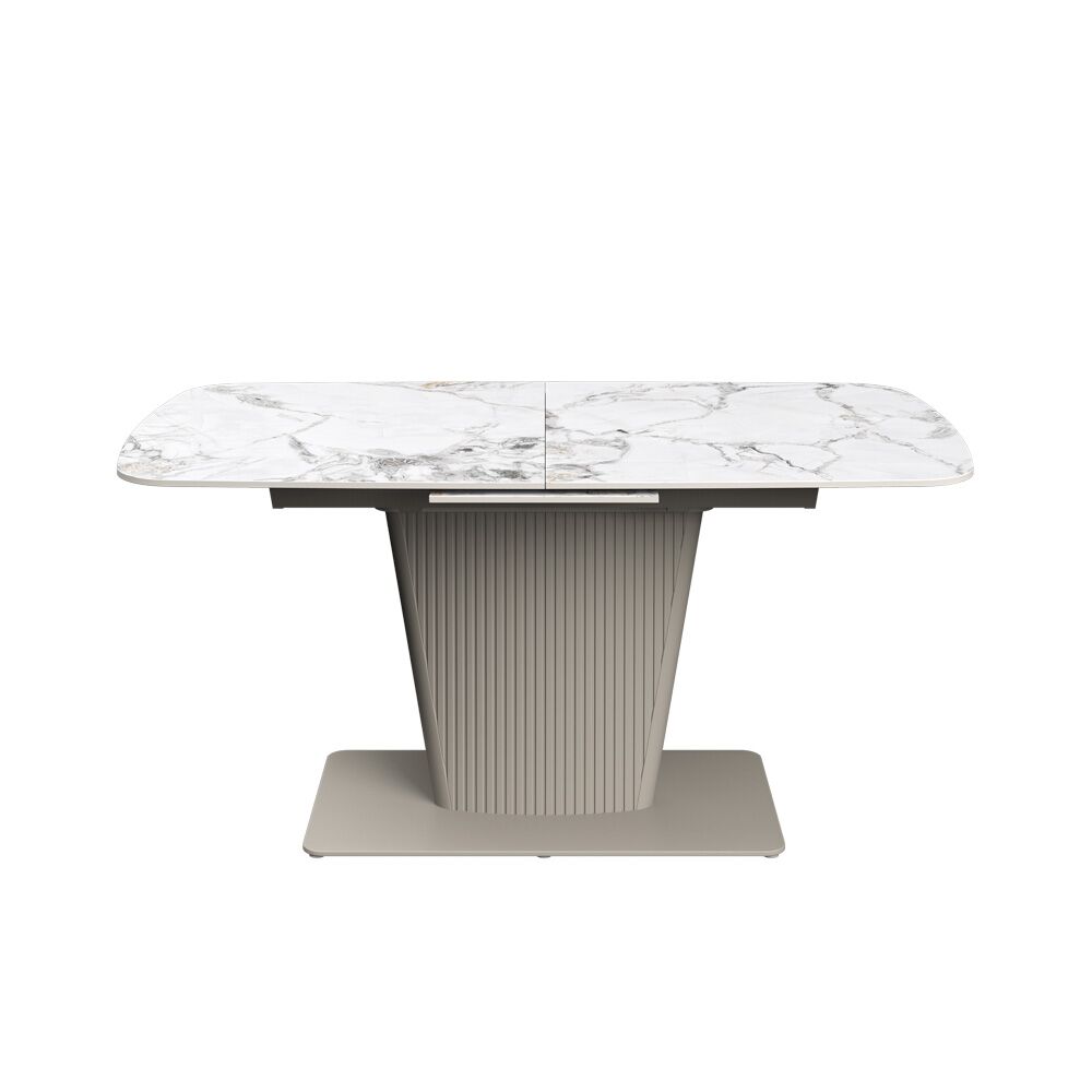 Castello 160-200cm White Ceramic Extending Dining Table - Image 4