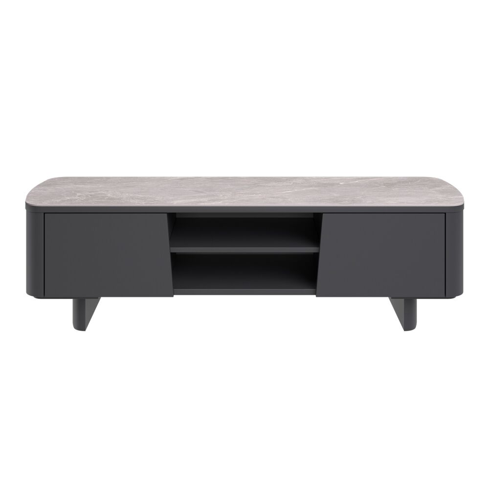 Castello Grey Ceramic TV Unit - Image 2
