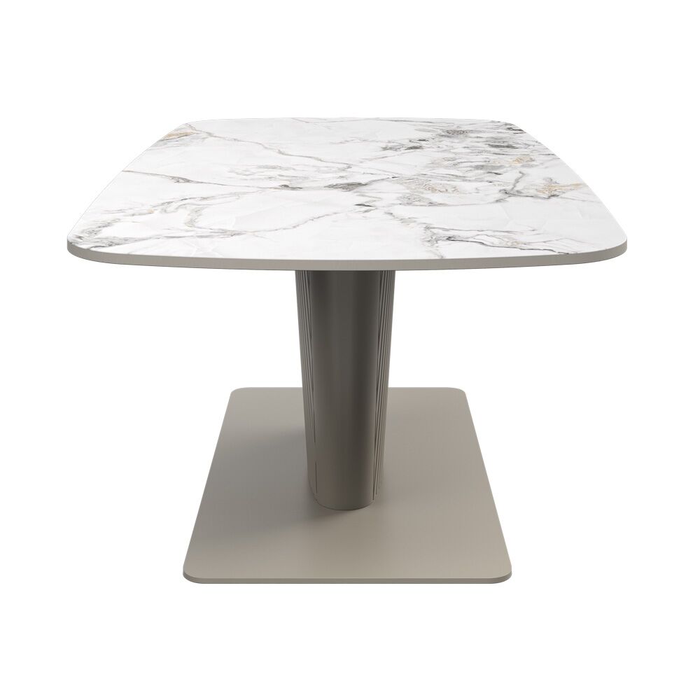Castello White Ceramic Coffee Table - Image 4