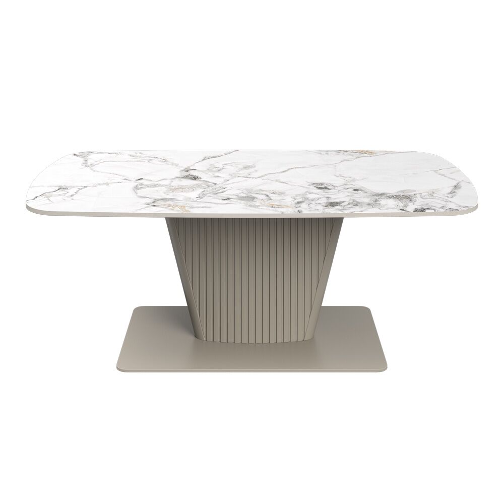 Castello White Ceramic Coffee Table - Image 3