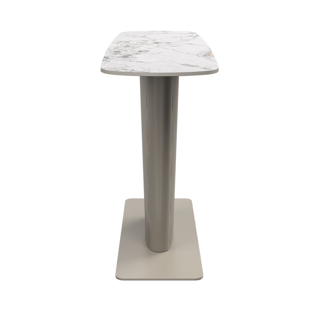 Castello White Ceramic Console Table - Image 4