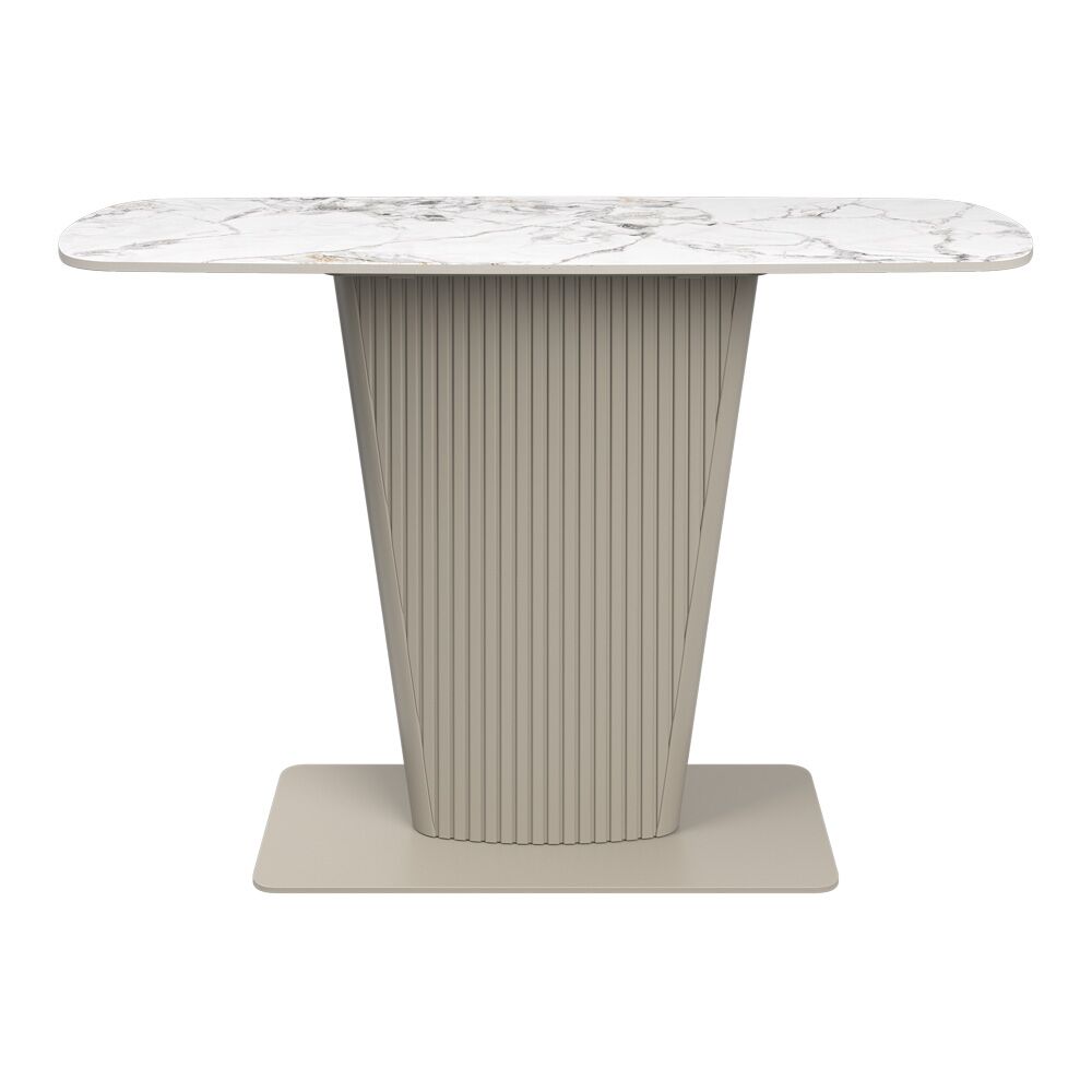 Castello White Ceramic Console Table - Image 3