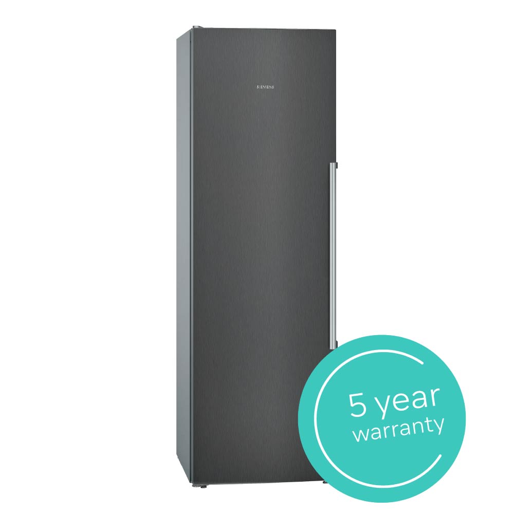 Siemens KS36VAXEP iQ500 60cm Tall Larder Fridge – Black Steel