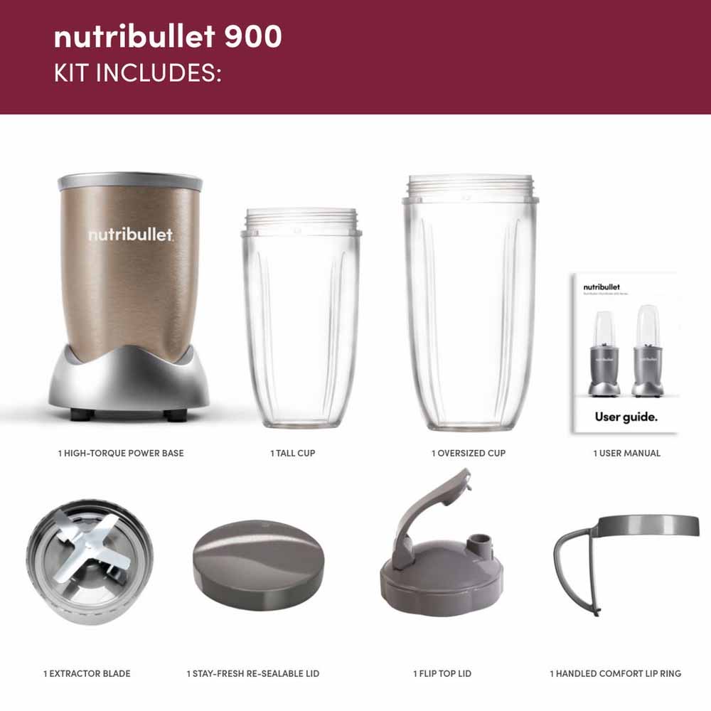Nutribullet NBLP9 900 Series Blender - Champagne - Image 2