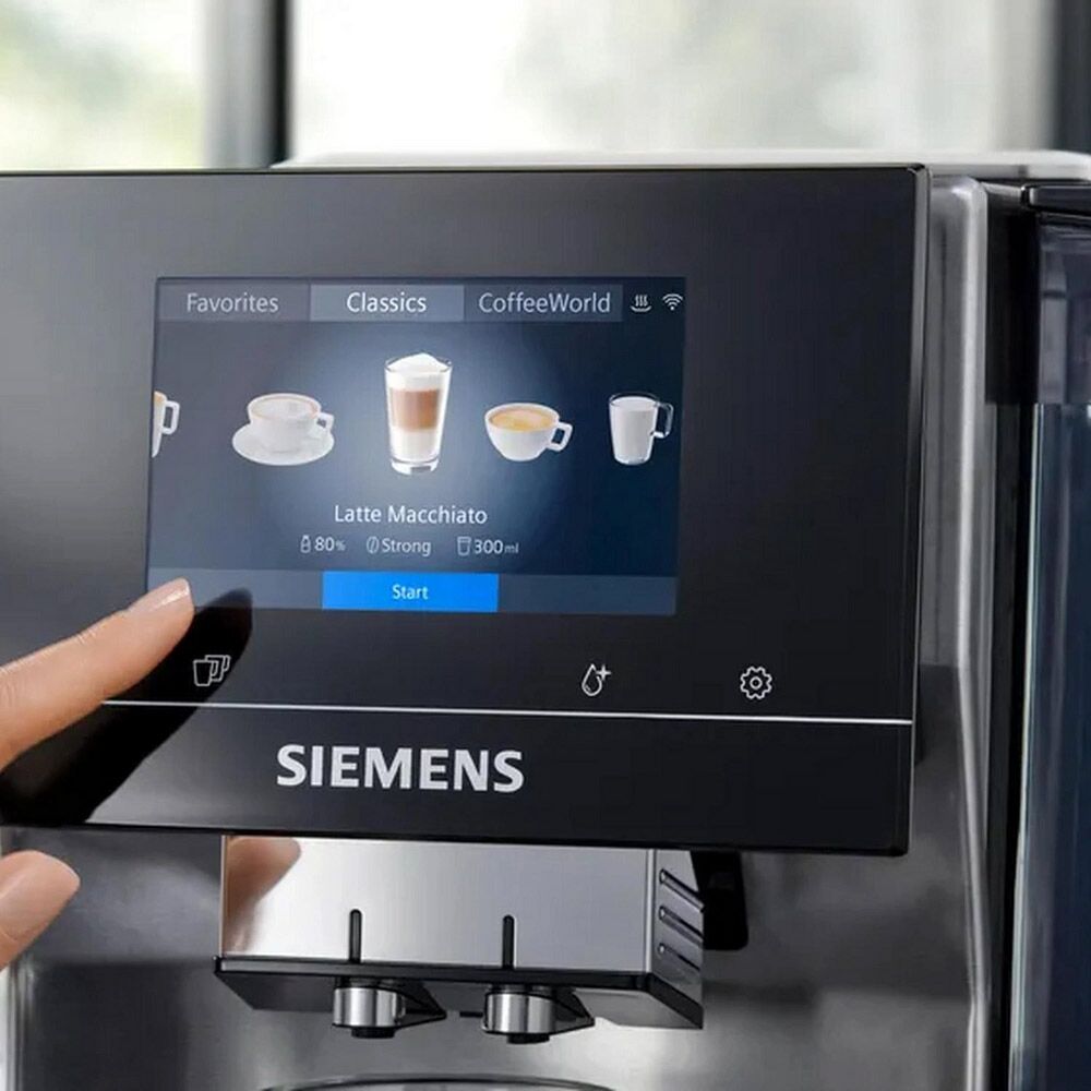 Siemens TQ717GB3 Bean To Cup Coffee Machine - Stainless Steel - Image 2