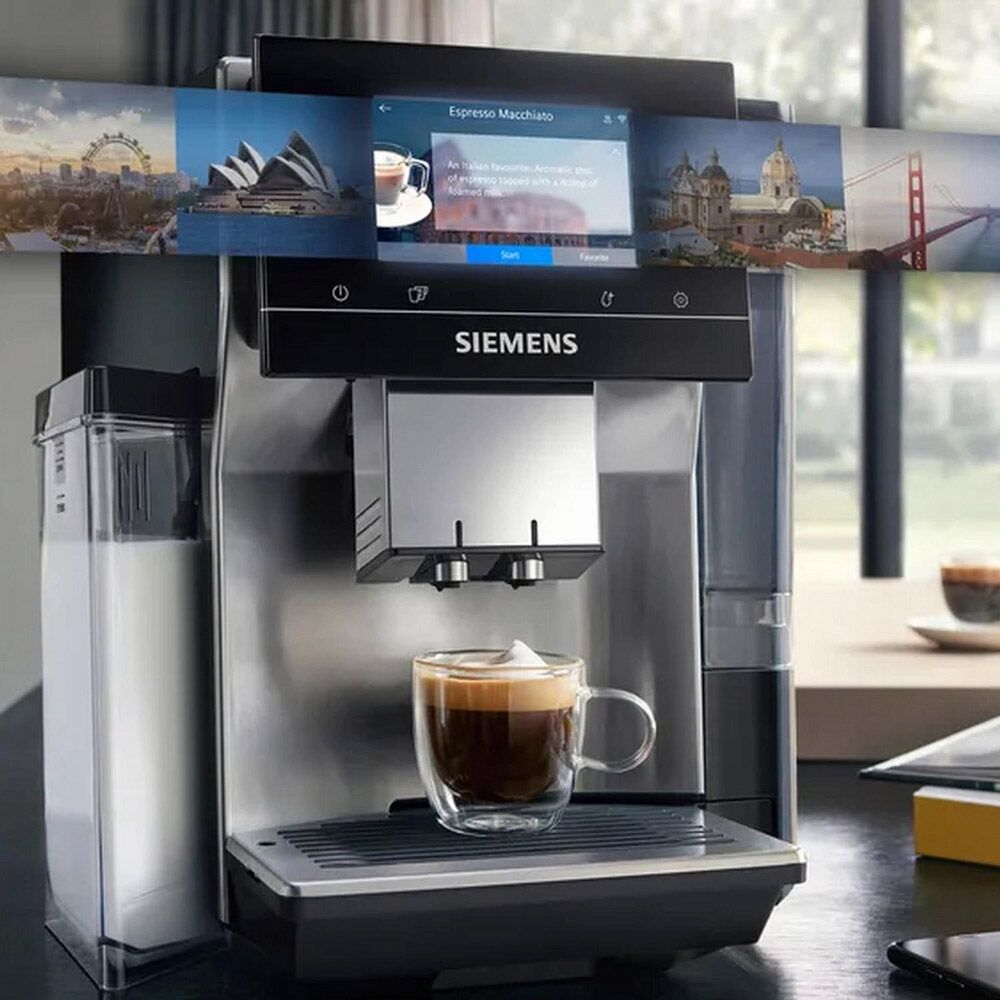 Siemens TQ717GB3 Bean To Cup Coffee Machine - Stainless Steel - Image 3