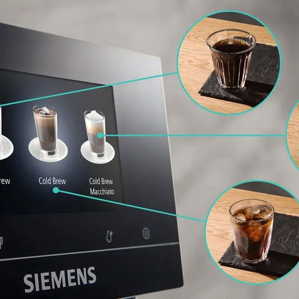 Siemens TQ717GB3 Bean To Cup Coffee Machine - Stainless Steel - Image 8