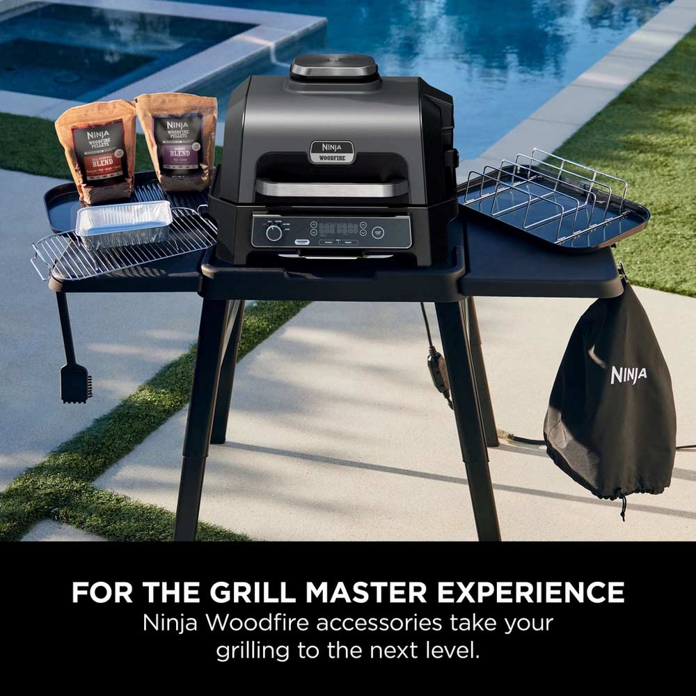 Ninja XSKOGXLRSRKEU Woodfire XL Roast & Smoke Rack - Silver - Image 5