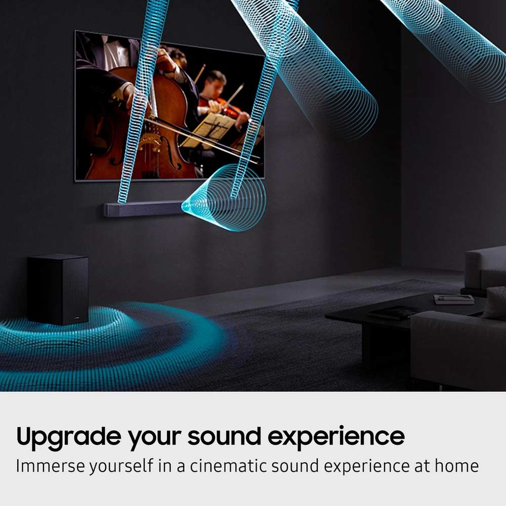 Samsung HW-Q600F/XU 3.1.2ch Q-Series Soundbar with Subwoofer - Titan Black (2025) - Image 3