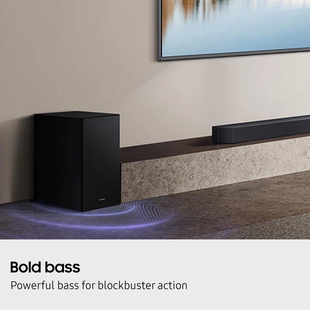 Samsung HW-Q600F/XU 3.1.2ch Q-Series Soundbar with Subwoofer - Titan Black (2025) - Image 4