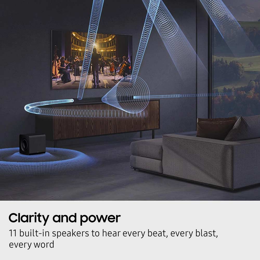 Samsung HW-Q800F/XU 5.1.2ch Q-Series Soundbar with Subwoofer - Black (2025) - Image 3