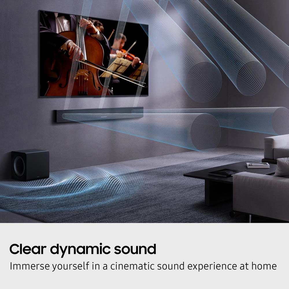 Samsung HW-QS700F/XU 3.1.2ch Q-Series Soundbar with Subwoofer - Titan Black (2025) - Image 5