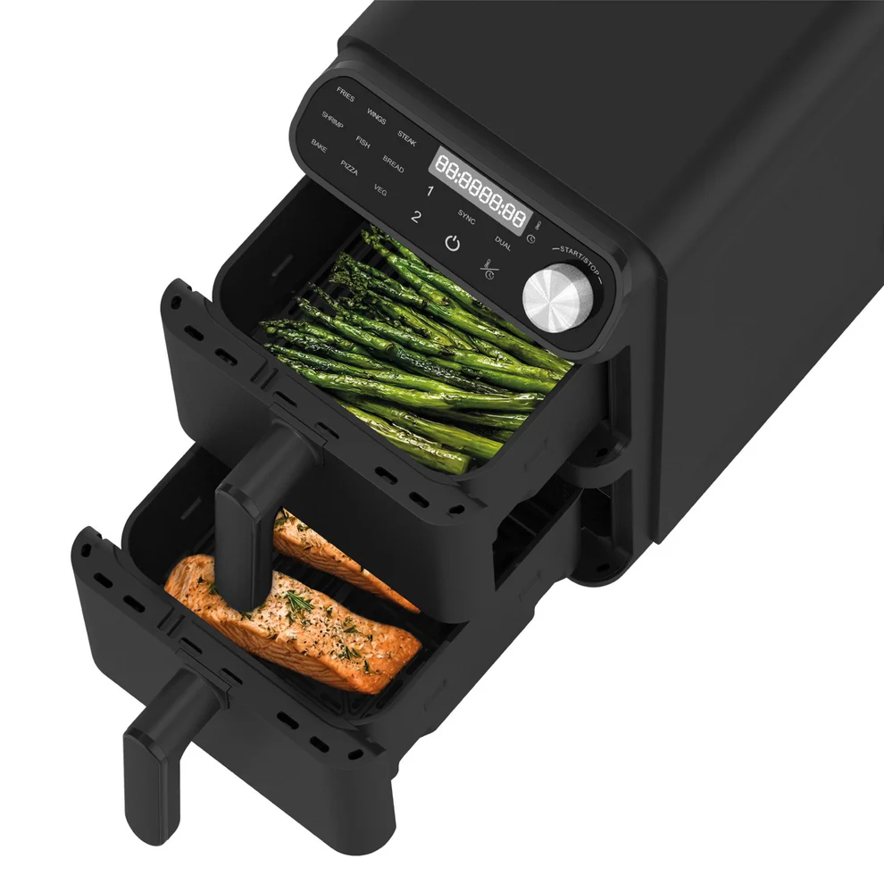 Hamilton Beach HBA11B XXL 11L Dual-Stack 2 Drawer Air Fryer - Image 3