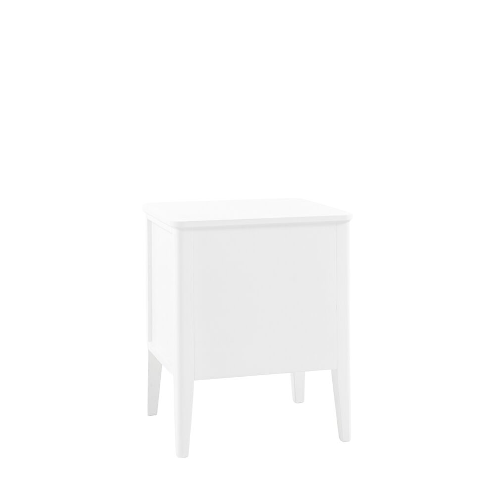 Arla 2 Drawer Bedside Table White - Image 6