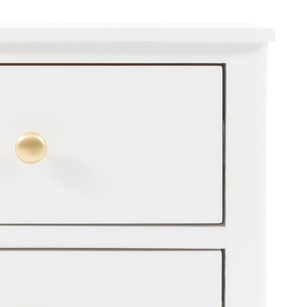 Arla 2 Drawer Bedside Table White - Image 7