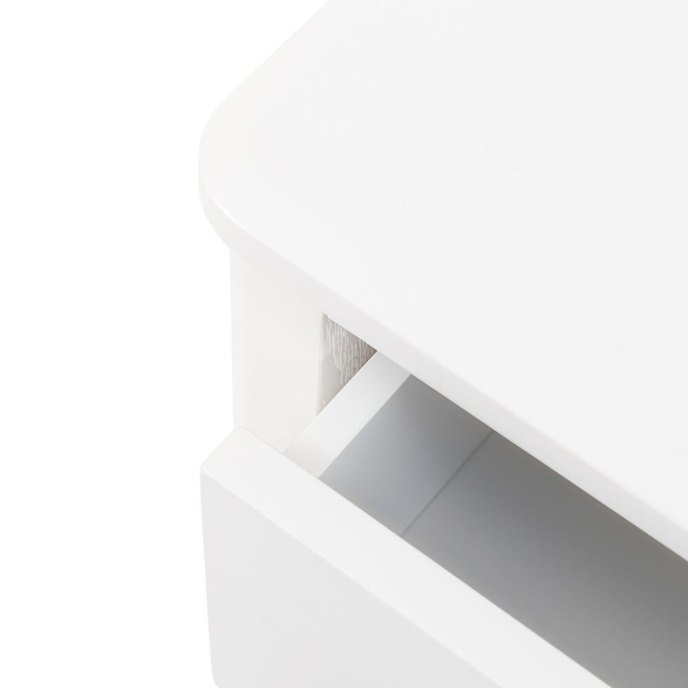 Arla 2 Drawer Bedside Table White - Image 8