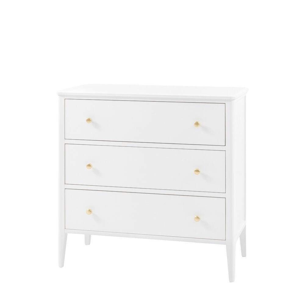 Arla 3 Drawer Chest of Drawers White - Image 4