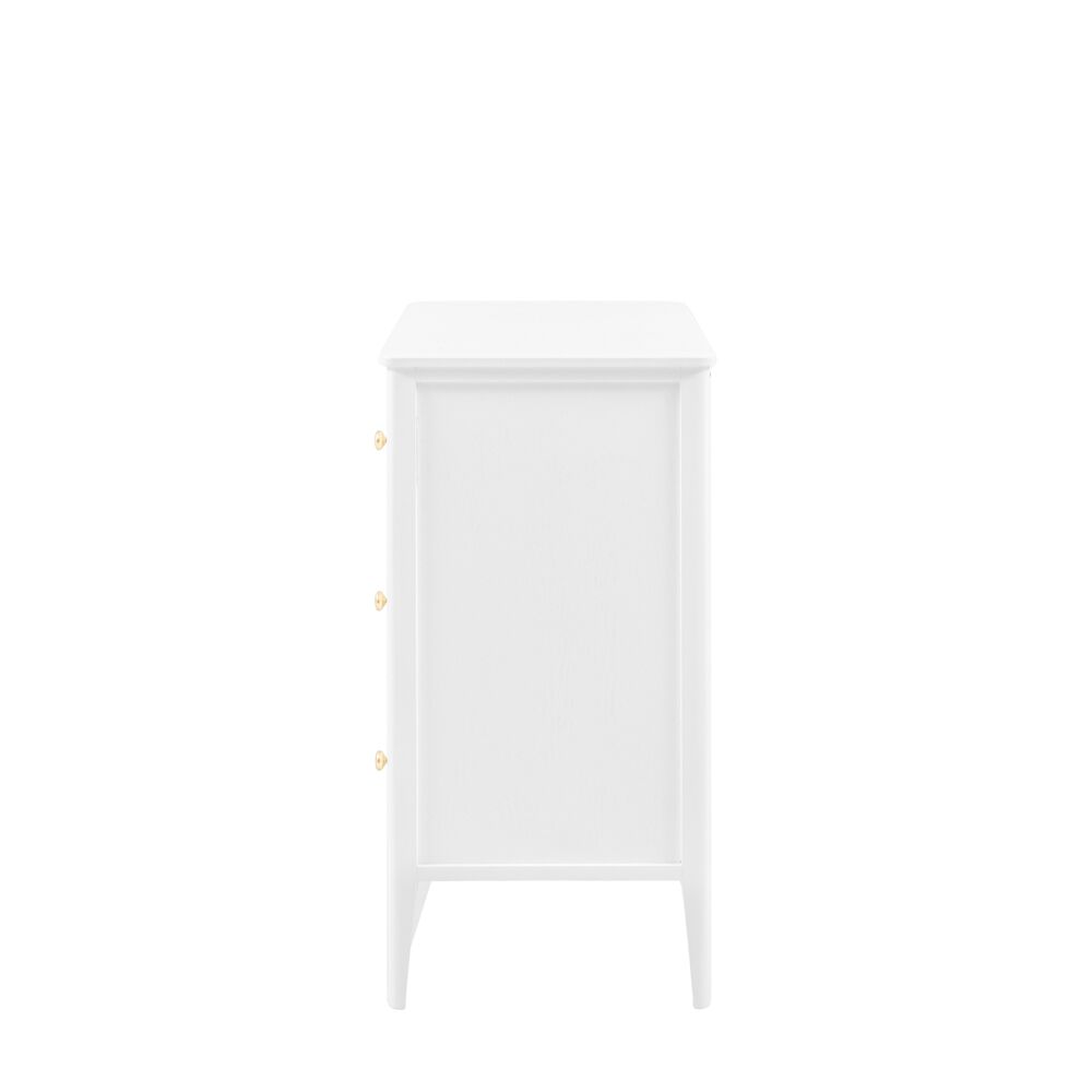 Arla 3 Drawer Chest of Drawers White - Image 7