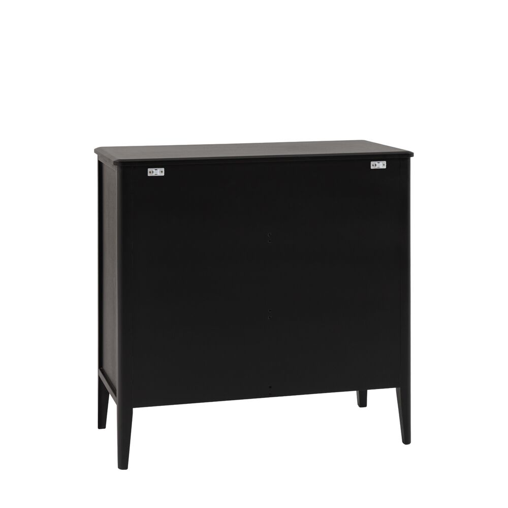 Arla 3 Drawer Chest of Drawers Black - Image 5