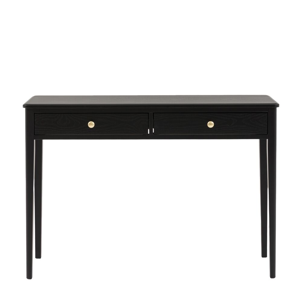 Arla 2 Drawer Console Table Black - Image 2