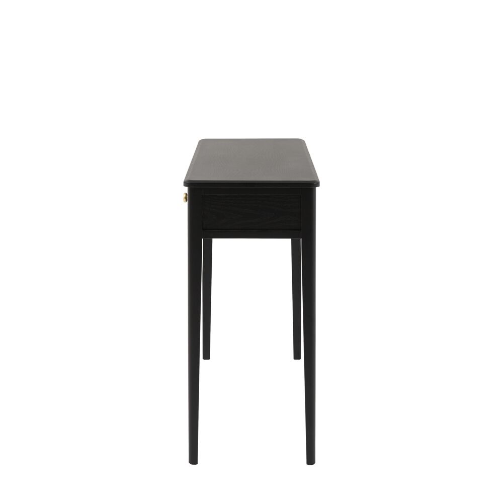 Arla 2 Drawer Console Table Black - Image 6