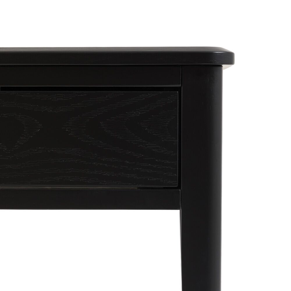Arla 2 Drawer Console Table Black - Image 8