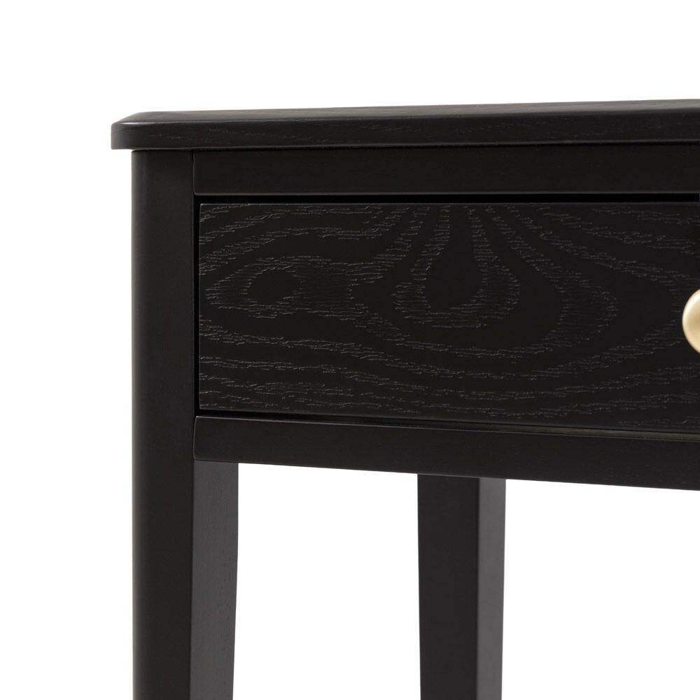 Arla 2 Drawer Console Table Black - Image 9