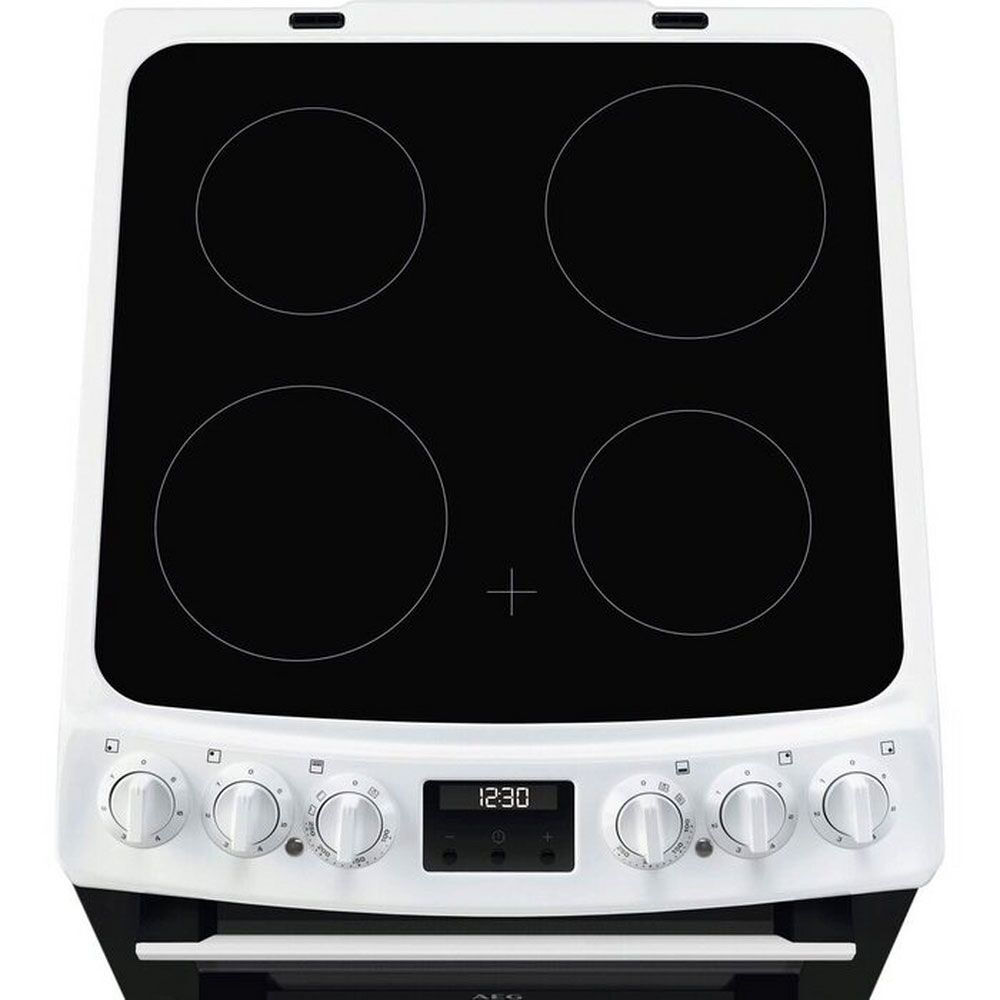 AEG CCX1530ACW 55cm Double Oven Electric Cooker with Ceramic Hob - White - Image 3